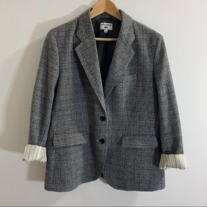 Ines De la Fressange x Uniqlo Plaid Blazer